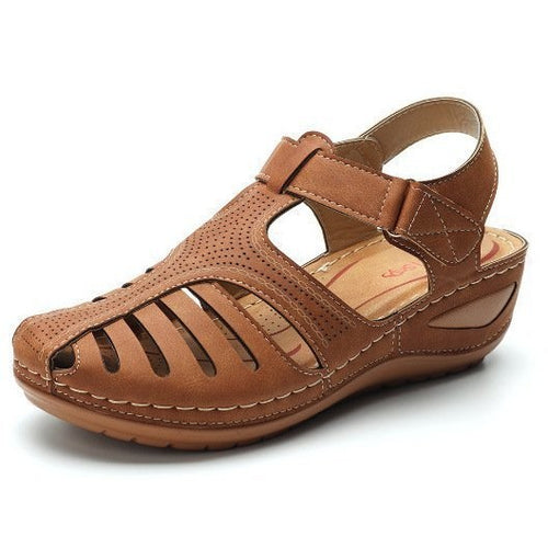 Dame Komfort Riemchen Wedge Sandaler Stilla