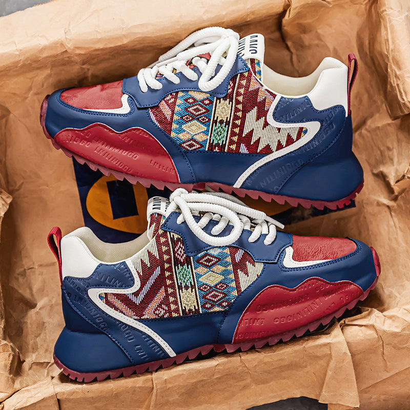 Femme Etiske Mønster Sport Sneakers Stilla
