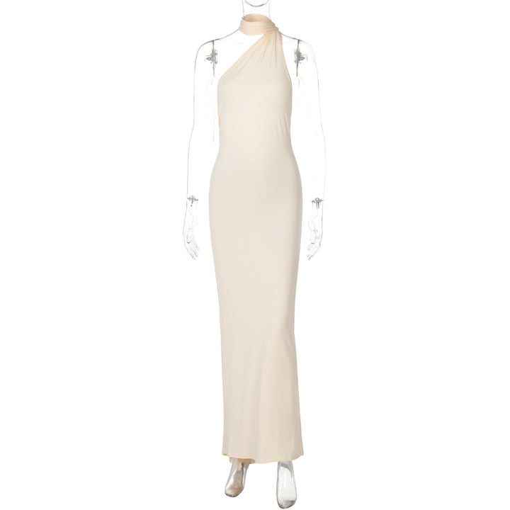 Damer Elegant One-Shoulder Aftenkjole Skovae
