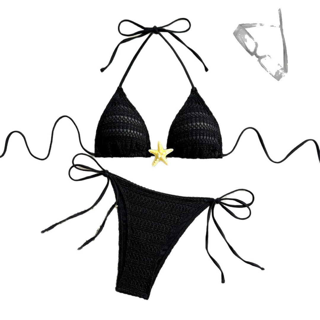 Dame Hæklebikini med justerbare stropper Skovae