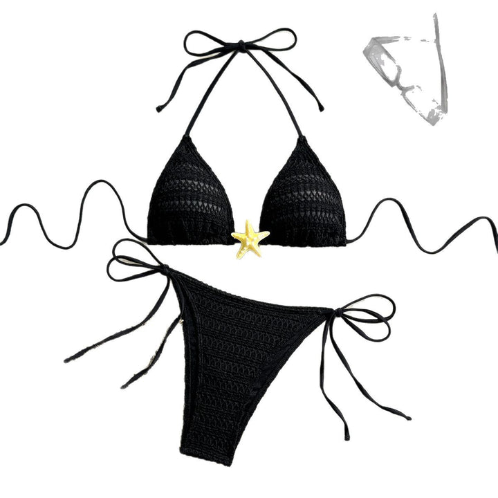 Dame Hæklebikini med justerbare stropper Skovae