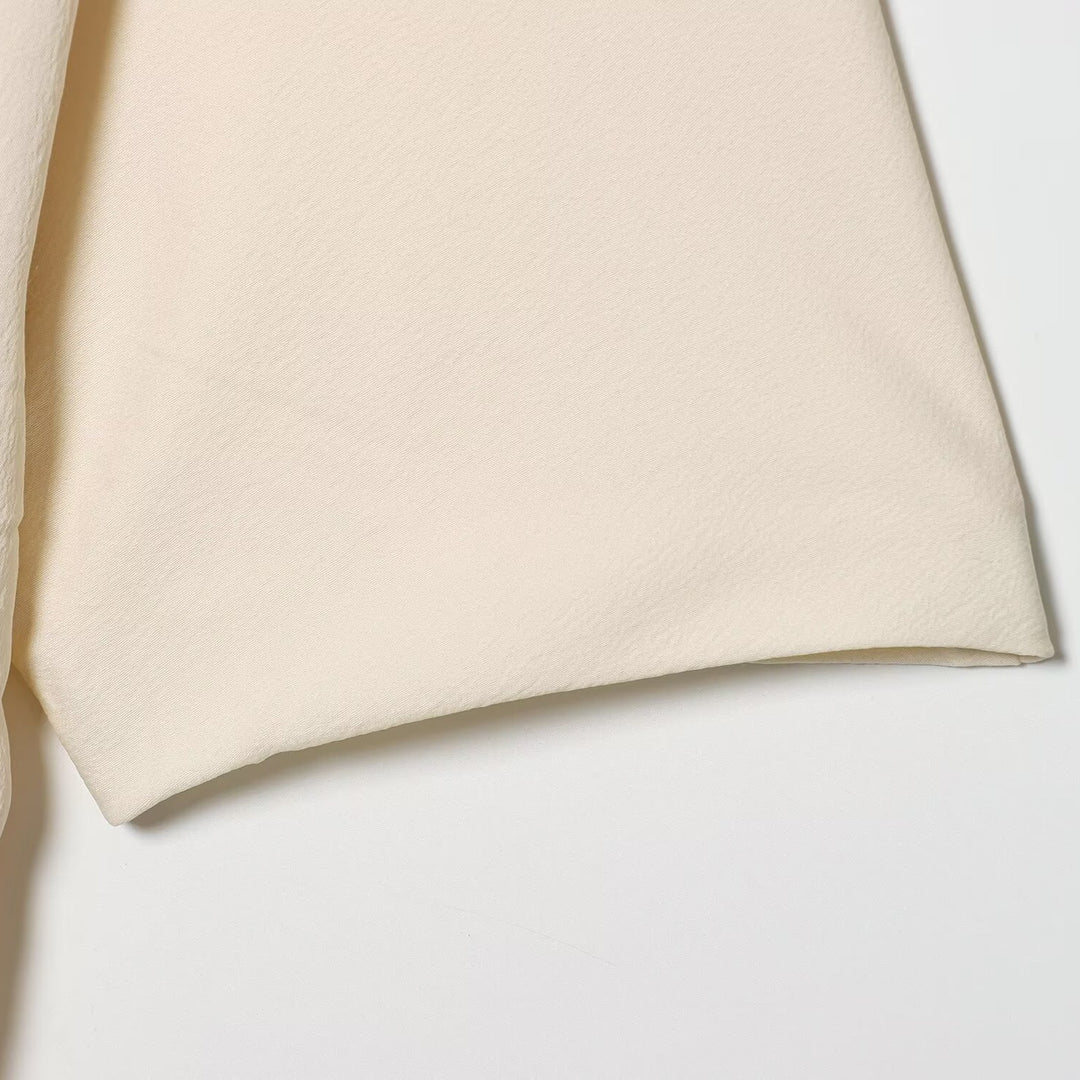 Dame asymmetrisk top med elegant drapering Skovae