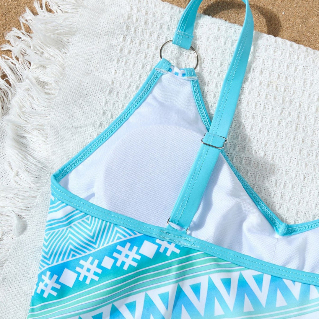 Dame swimsuit med moderne mønster Stilla