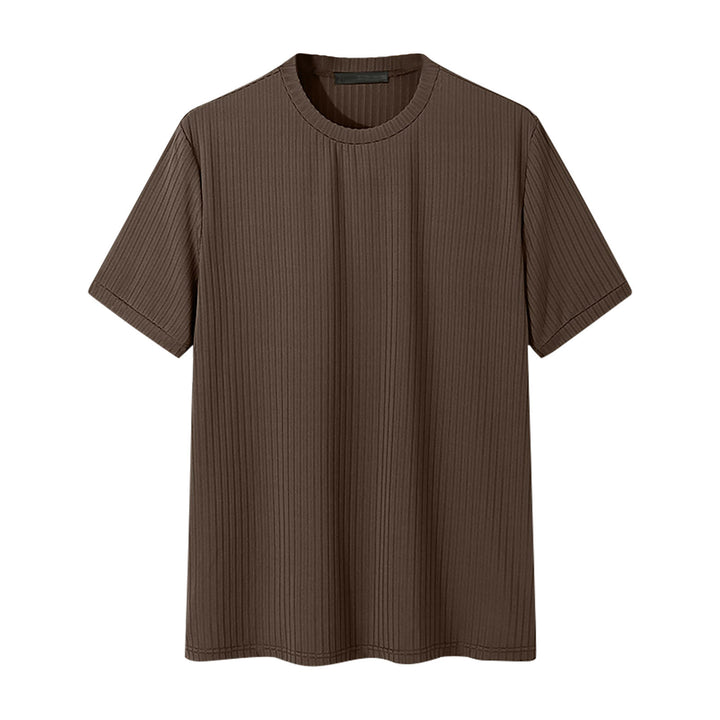 Unisex nan ribbet løst skåret T-shirt lavet af bomuldsblanding Skovae