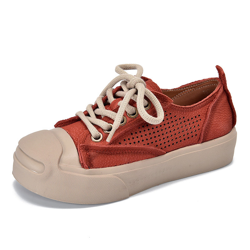 Dame mode Sneakers i afslappet design med perforeret overflade og komfortabel sål Stilla