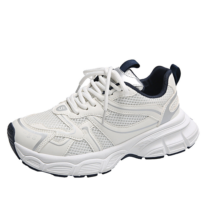 Dame Performance Sneakers med åndbar mesh-overflade og polstret dæmpning Stilla