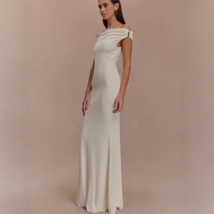 Dame Elegant Bryllupskjole Skovae