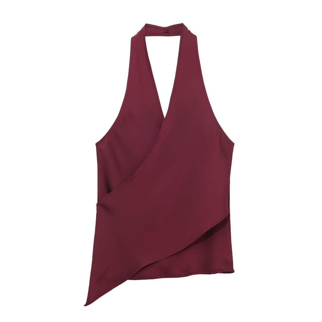 Dame Wickelbluse med V-hals Skovae