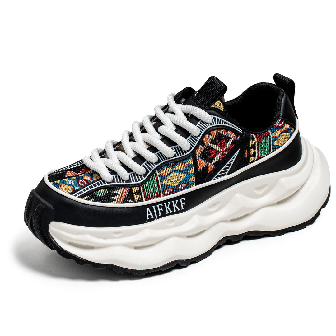 Femme Etisk inspirerede polstrede sneakers Stilla