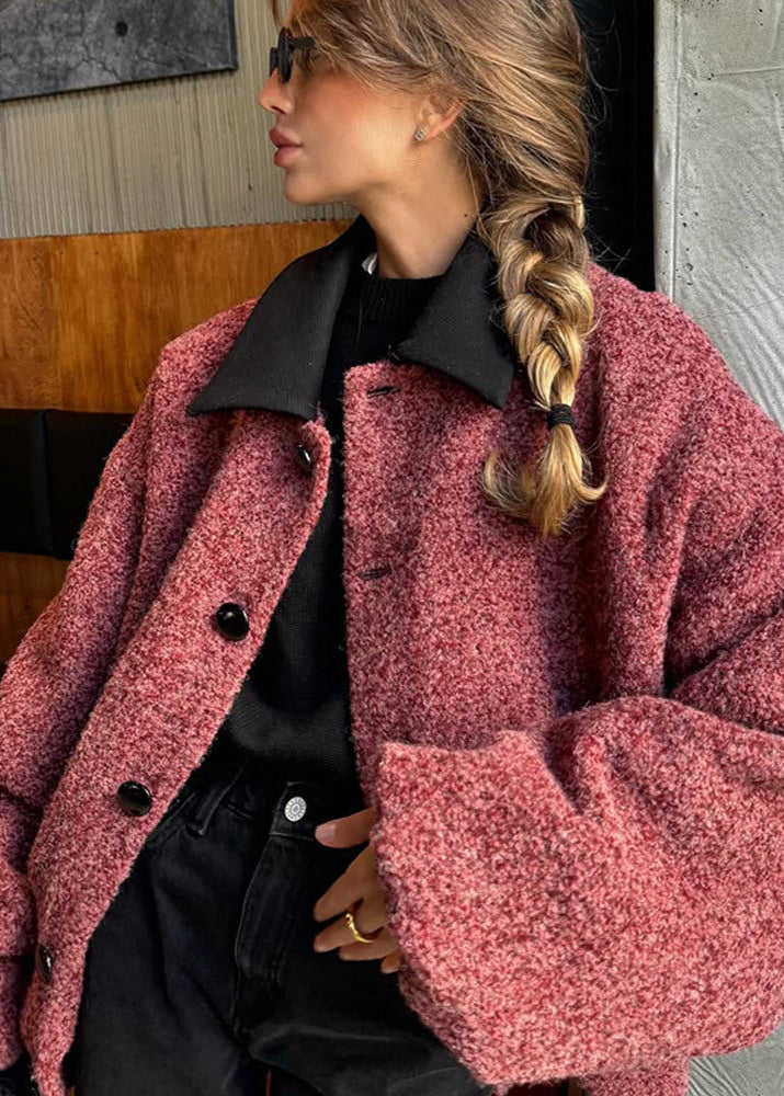 Stilla | Teddy Bouclé Jakke - Smart Oversized-stil