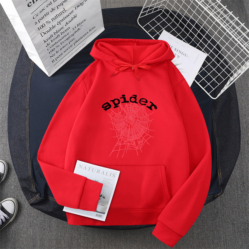 Kvinders hoodie med kreativ edderkoppemotiv Skovae