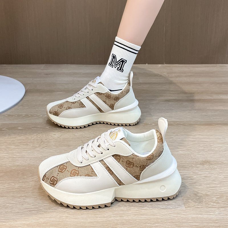 Dame Chunky Sneakers med åndbar konstruktion og stabil profilsåle Stilla