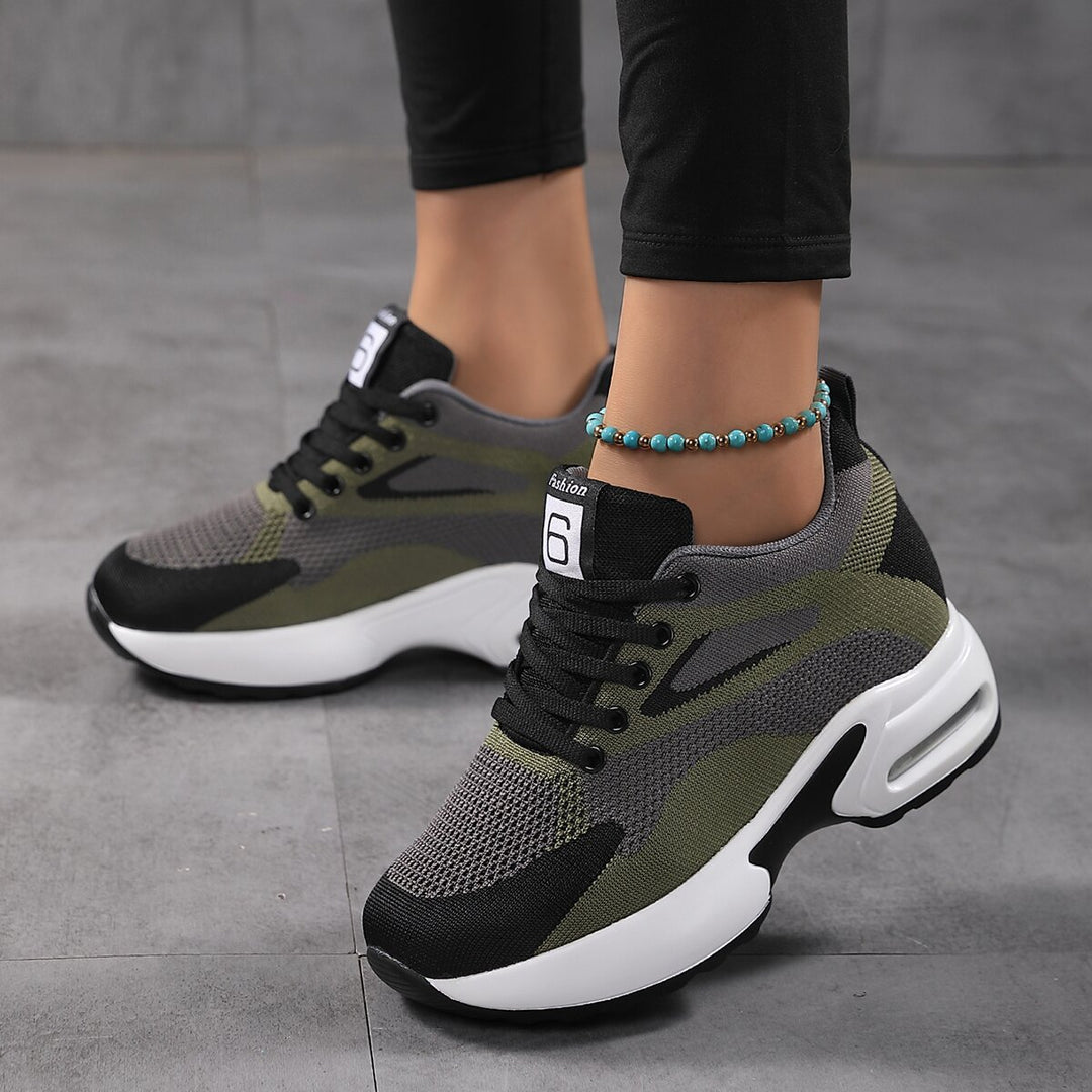 Kvinder Lette Sport Skum Sneakers Stilla
