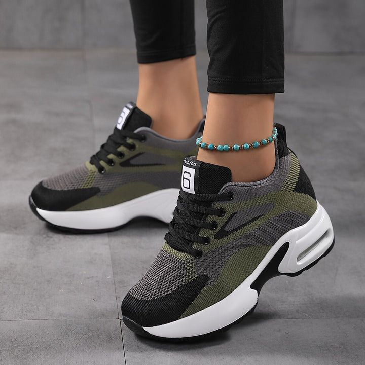 Kvinder Lette Sport Skum Sneakers Stilla