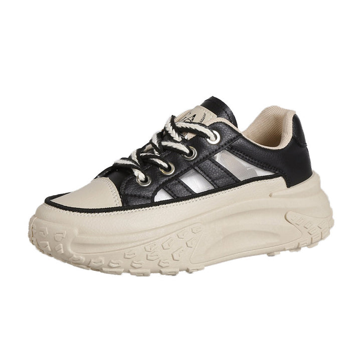 Dame platform sneakers med innovativt såleprofil og åndbar overfladestruktur Stilla
