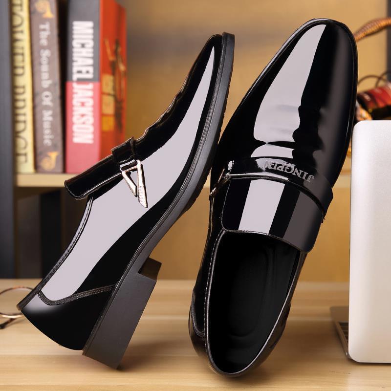 Herre Elegant Patenteret Læder Slipper Stilla