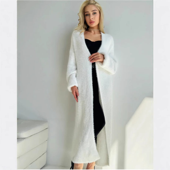 Femme Længere Komfortabel Åben Front-Cardigan Stilla