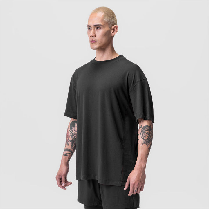 Herre afslappet oversized T-shirt med side mesh-indlæg Stilla