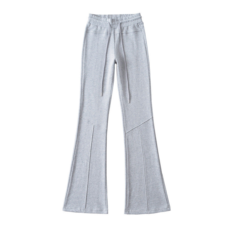Dame trendy højtaljede flared leggings med åndbart materiale og elastisk talje Stilla