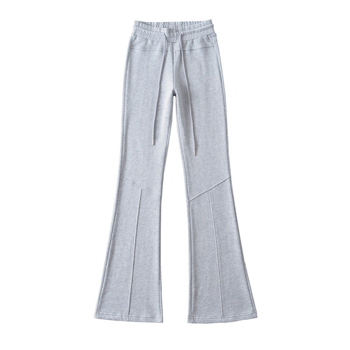 Dame trendy højtaljede flared leggings med åndbart materiale og elastisk talje Stilla