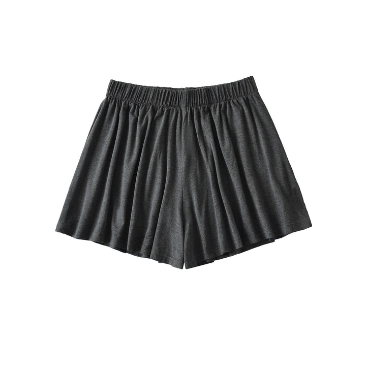 Dame afslappede shorts med elastisk talje og svajende kant Stilla