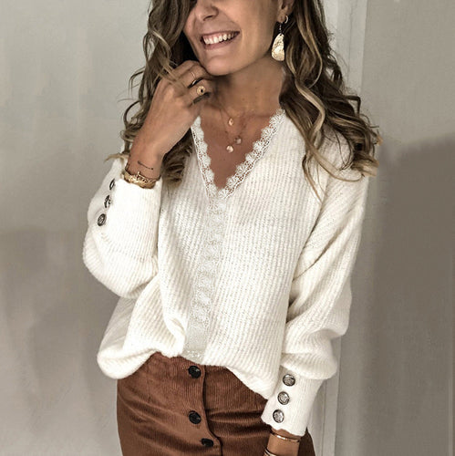 Stilla | Måløs Pullover i Det Afslappede Look