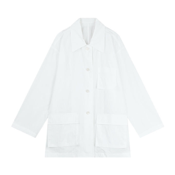 Dame afslappet utility-jakke med praktiske lommer og moderne design Stilla