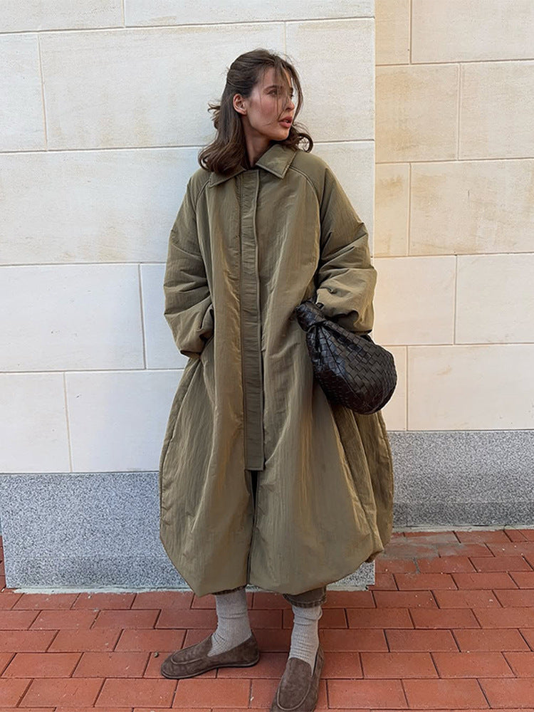 Dame Oversized Steppjakke med elegant snit og praktiske lommer Stilla