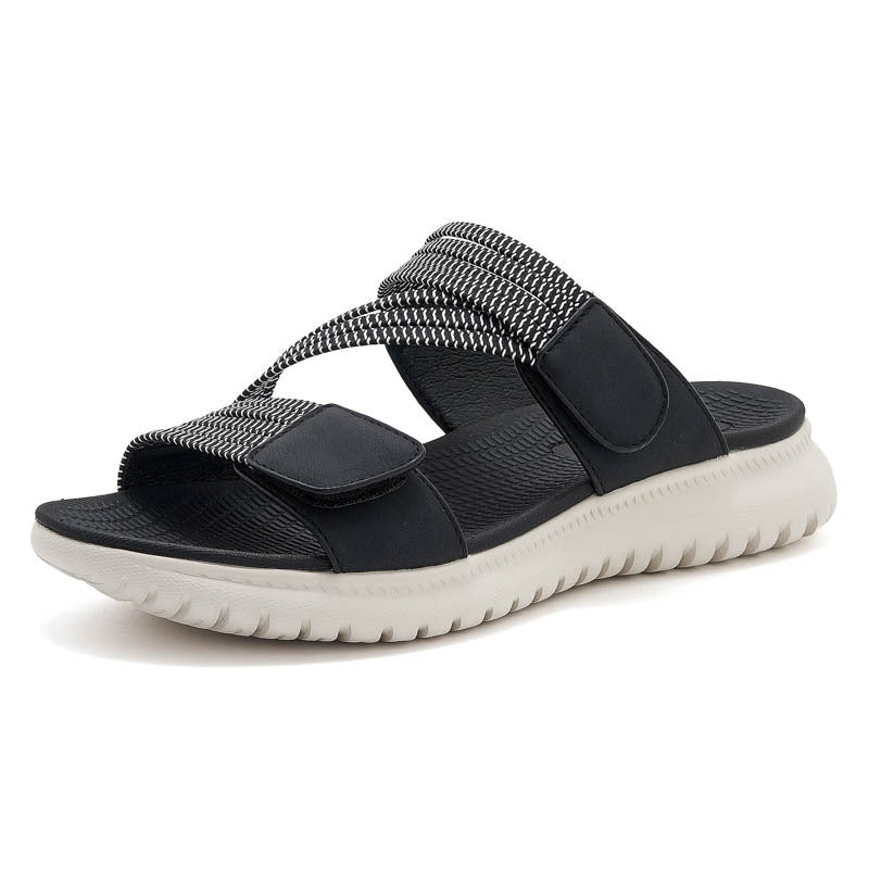 Dame Sporty Wellness-sandaler med fleksible stropper og støddæmpende sål Stilla