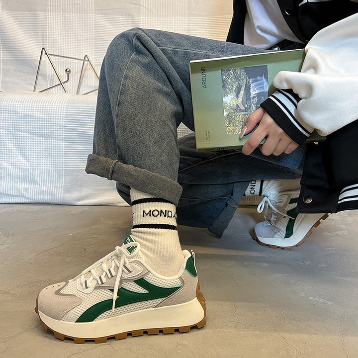 Dame Sporty Sneakers med åndbar struktur og skridsikker profil sål Stilla
