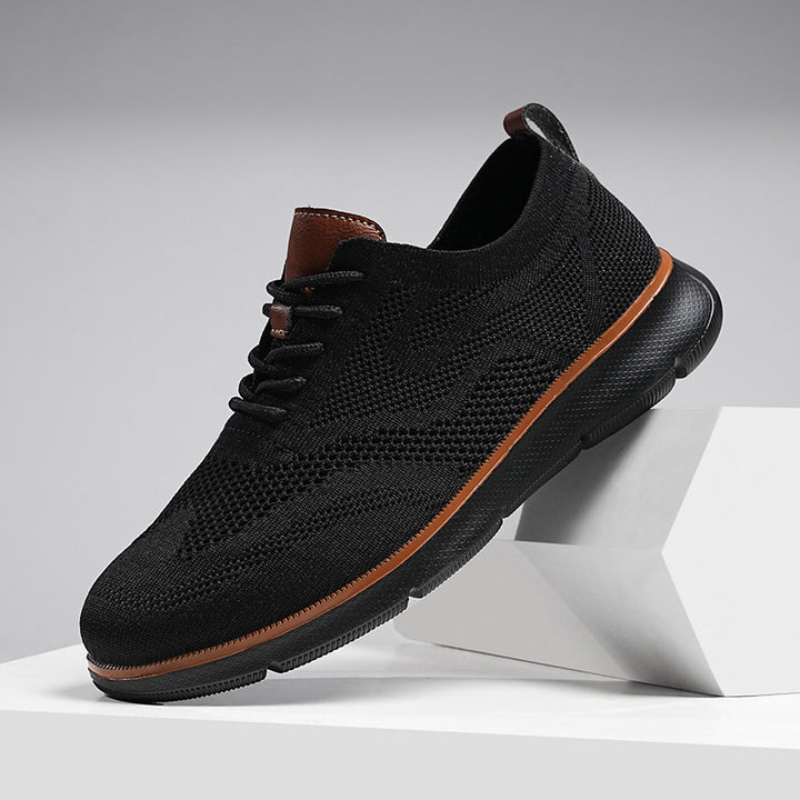 Herrer Let Åndbar Strik Sneakers Stilla 1749651480