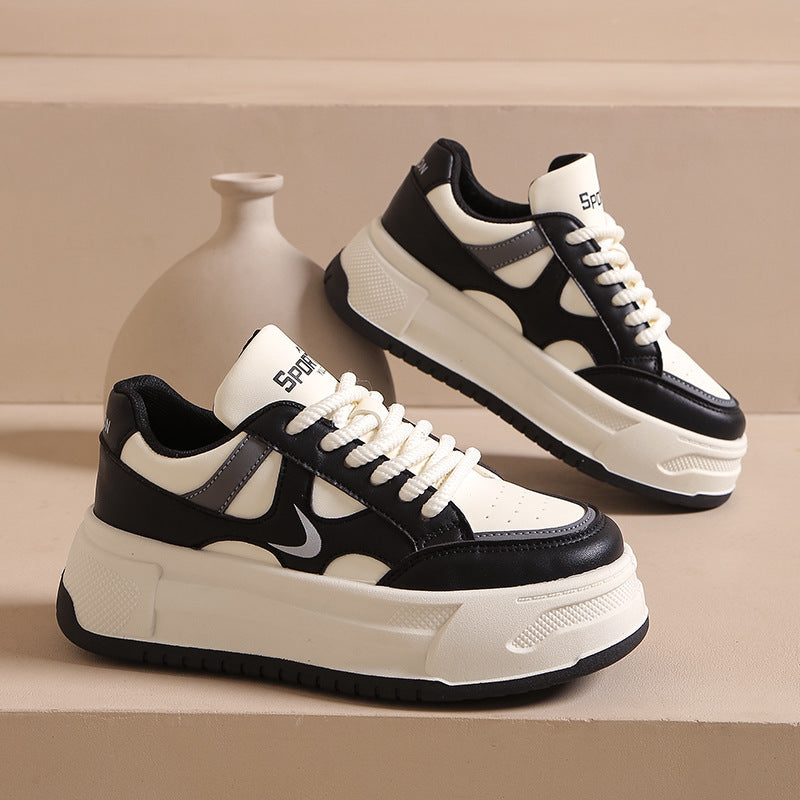 Dame Chunky Sneakers med dæmpende sål og åndbart overflade Stilla
