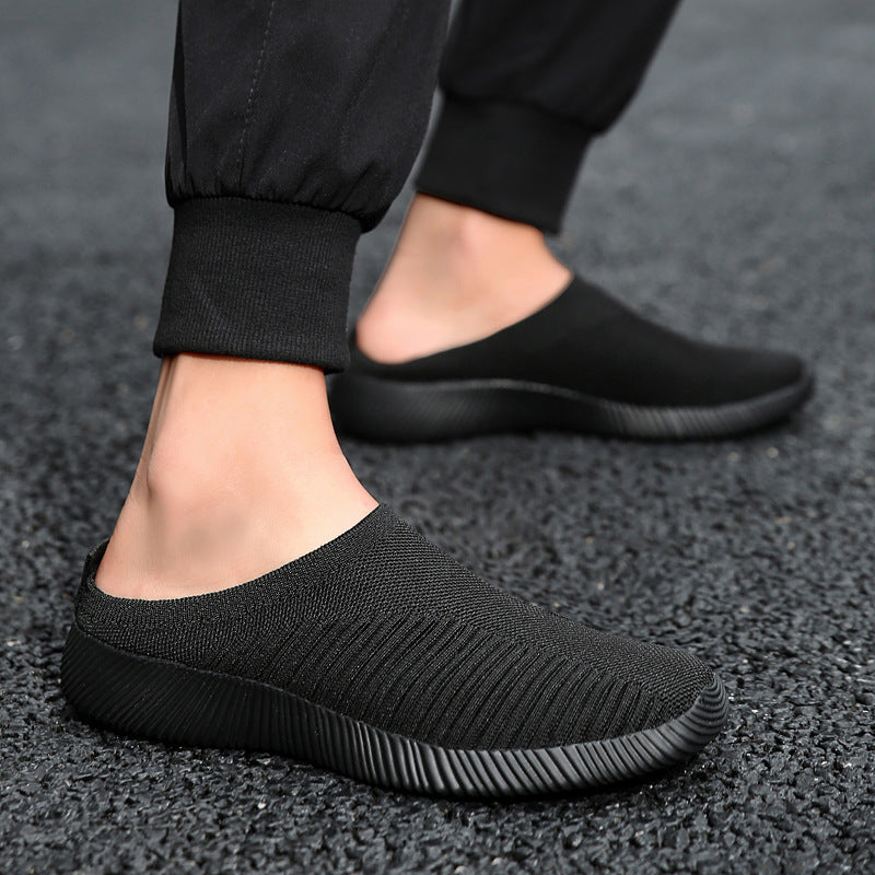 Dame nan ultralet Slip-On fritidssko med sømløs netstrik, ergonomisk hælflap og fleksibel bølge sål Skovae
