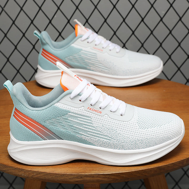 Dame lette og åndbare sport sneakers med fleksibelt mesh-overmateriale Stilla