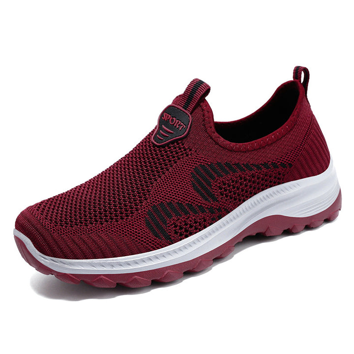 Femme Slip-On Mesh Sport Sneakers med stødabsorberende sål Stilla
