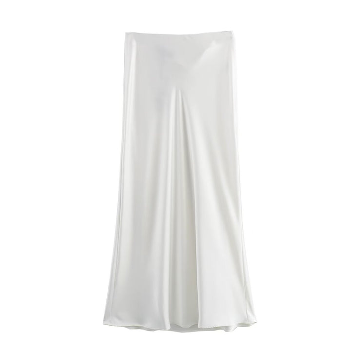 Dame lang satin skirt Skovae