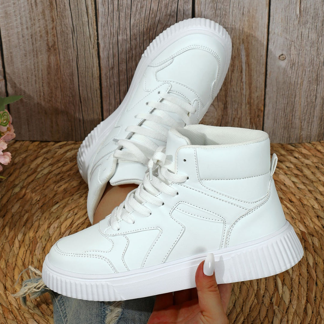 Dame Høje Sneakers med sporty Design Stilla