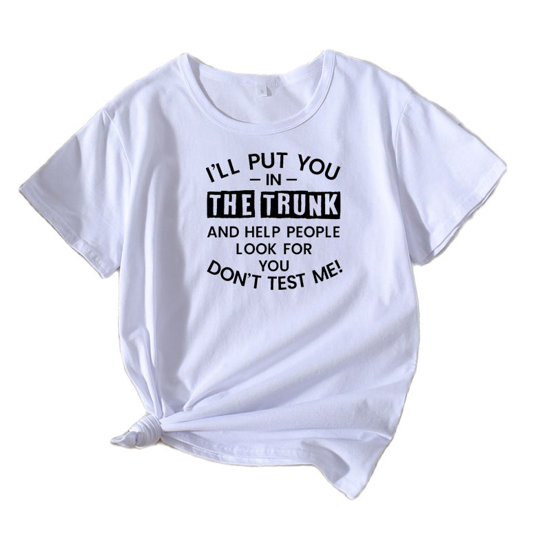 Dame Casual Statement Grafik T-shirt Stilla