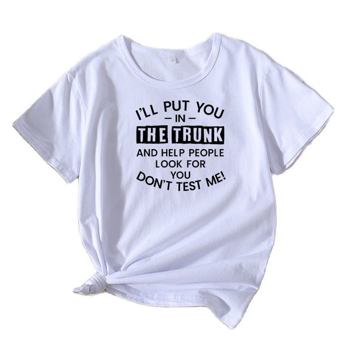 Dame Casual Statement Grafik T-shirt Stilla
