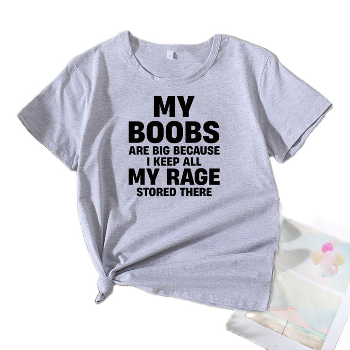 Dame Iøjnefaldende Statement Grafik T-Shirt Stilla