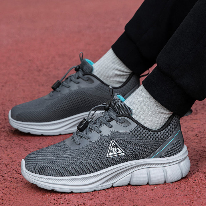 Dame nan lettere åndbar strik-gå-sneaker med hurtigtabelukning og ergonomisk EVA-dæmpning Skovae