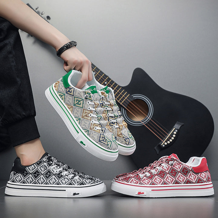 Femme stilfulde mønstrede sneakers Stilla