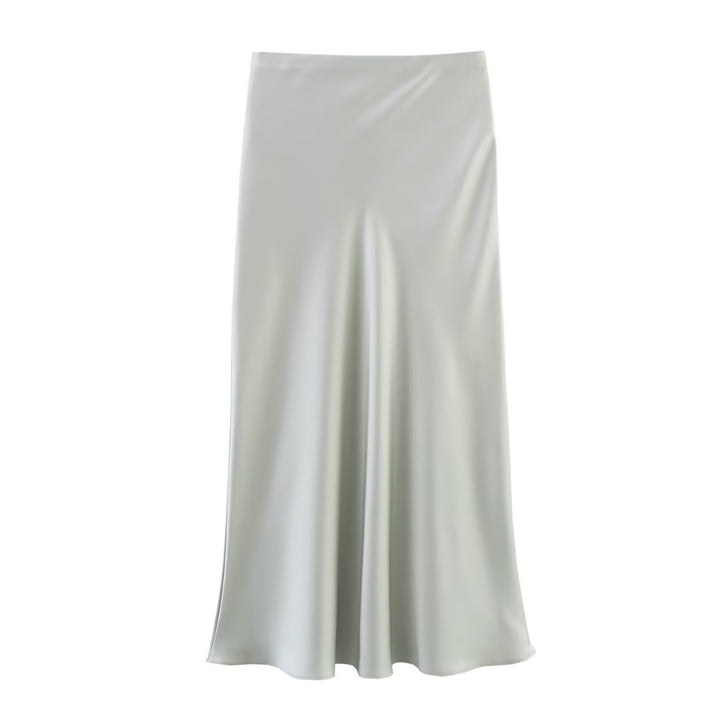 Dame lang satin skirt Skovae