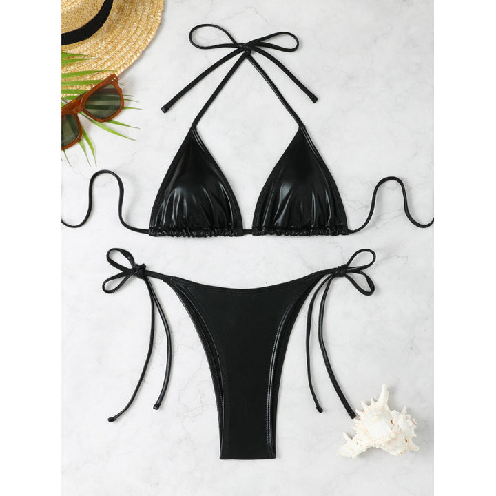 Dame Bikini-sæt med sexet triangel-design og justerbare stropper Stilla