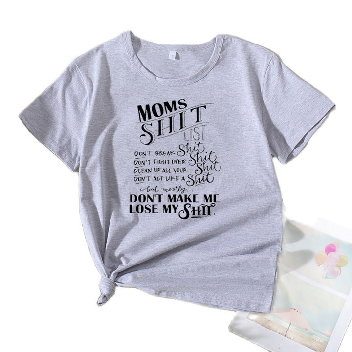 Dame Casual Grafik T-shirt Stilla 1751262401