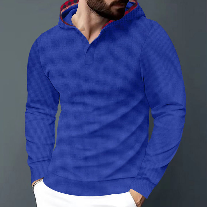 Herrer Polo-Hoodie med Elegant Hue og Materiale af Høj Kvalitet Stilla
