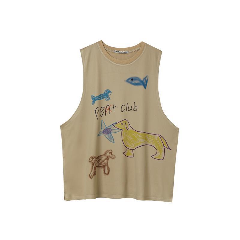 Dame Kunstnerisk Grafik Tank Top Stilla