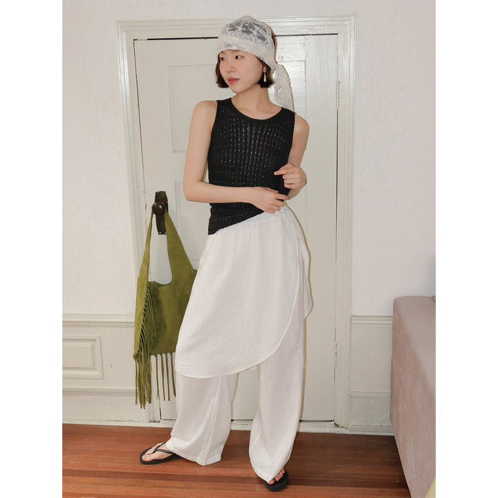Dame sommerligt Maxikjole med tidløs chiffon-look og elegant flow Stilla