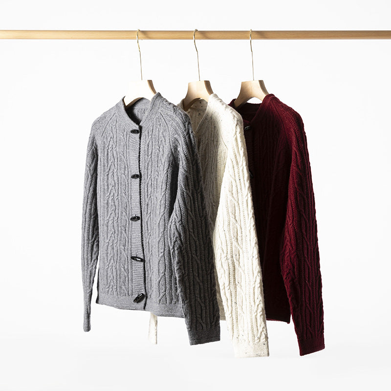 Femme Chunky Kabelstrik Cardigan Stilla