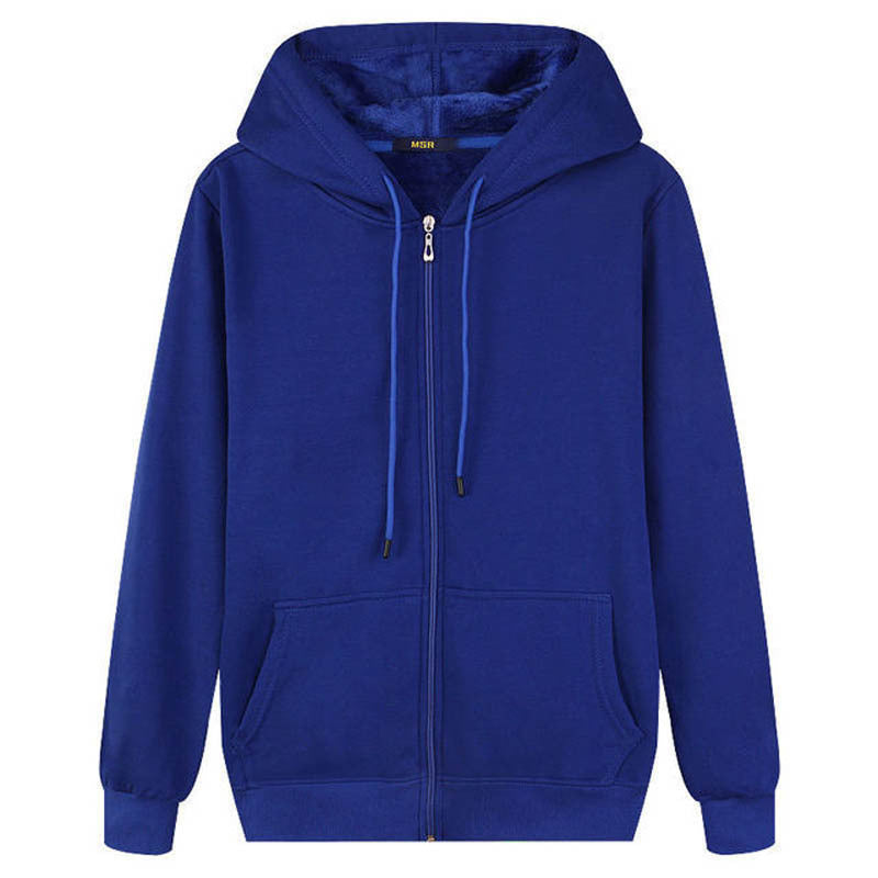 Kvinde hoodie jakke med fuld lynlås og praktiske sidelommer Skovae